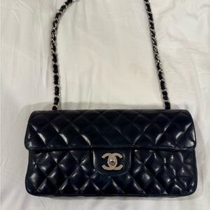 Chanel Black East West Shoulder Bag